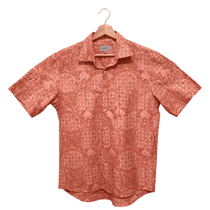 Standard Batik Shirt - Pink Coral (1)