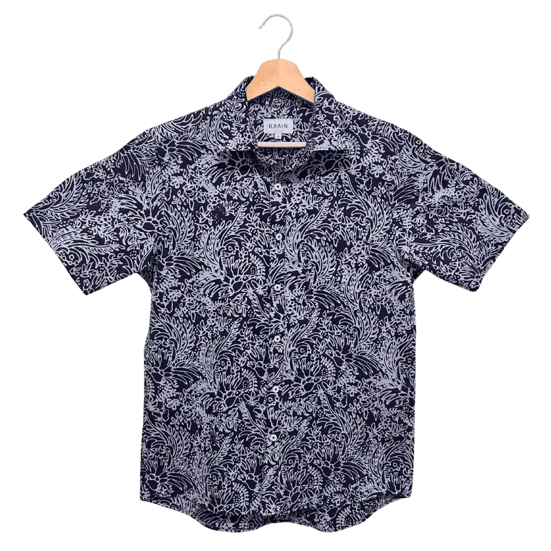 Standard Batik Shirt - Burung Biru