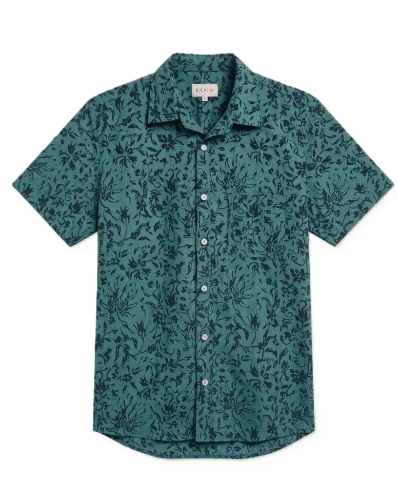 Duri - Handmade Batik Shirt - Turtle Green