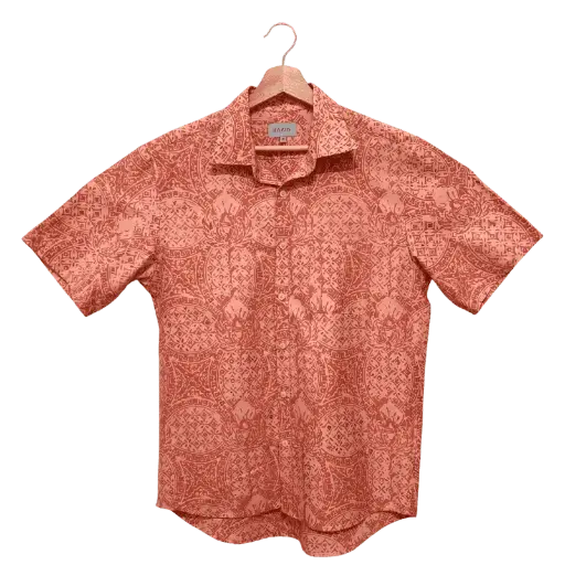 Standard Batik Shirt - Pink Coral (1)